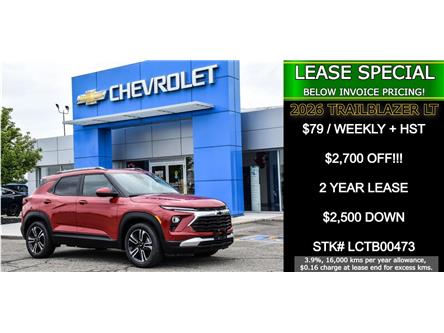 2026 Chevrolet TrailBlazer LT (Stk: LCTB00473) in Tilbury - Image 1 of 26