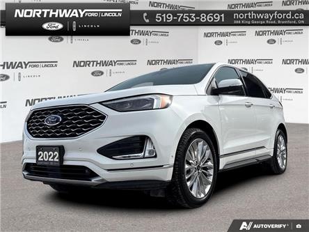 2022 Ford Edge Titanium (Stk: A1007) in Brantford - Image 1 of 23