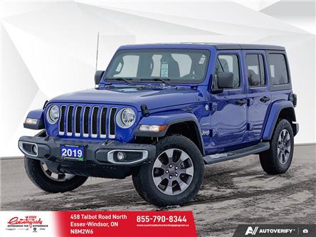 2019 Jeep Wrangler Unlimited Sahara (Stk: 62590) in Essex-Windsor - Image 1 of 30