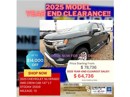 2025 Chevrolet Silverado 1500 LT (Stk: 25320) in Melfort - Image 1 of 12