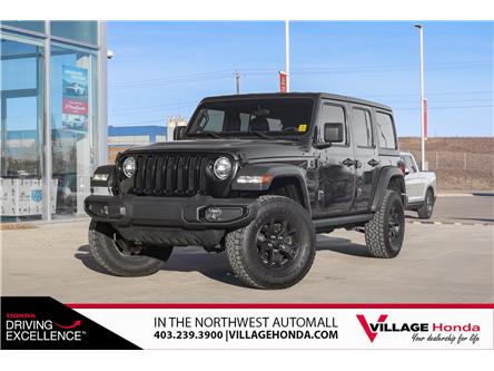 2021 Jeep Wrangler Unlimited Sport (Stk: BF9046) in Calgary - Image 1 of 32