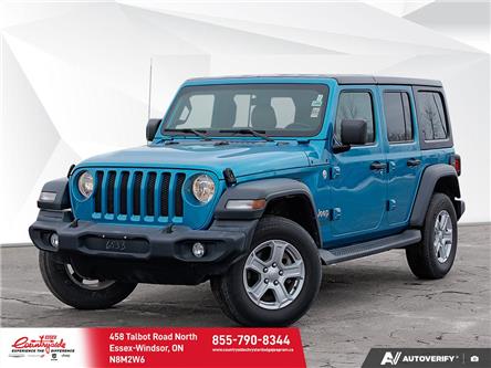 2020 Jeep Wrangler Unlimited Sport (Stk: 62592) in Essex-Windsor - Image 1 of 30