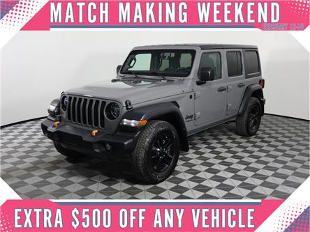 2022 Jeep Wrangler Unlimited Sport (Stk: 25J210A) in Calgary - Image 1 of 22