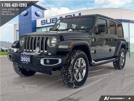 2021 Jeep Wrangler Unlimited Sahara (Stk: 2004472B) in Innisfil - Image 1 of 17