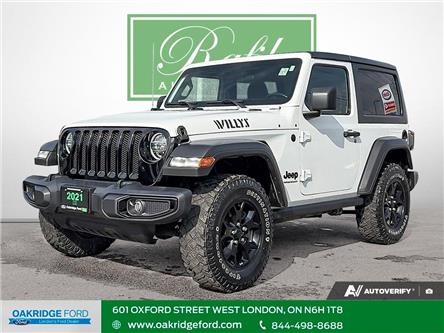 2021 Jeep Wrangler Sport (Stk: D55302A) in London - Image 1 of 29