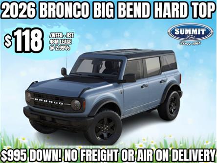 2026 Ford Bronco Big Bend (Stk: NEWDESIGNBronco) in Toronto - Image 1 of 2