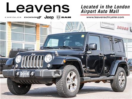 2016 Jeep Wrangler Unlimited Sahara (Stk: 15-25268A) in London - Image 1 of 22