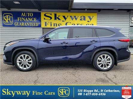 2021 Toyota Highlander LIMITED AWD| NAVI | PANO ROOF |LEATHER |BLIND SPOT (Stk: H22840A) in St. Catharines - Image 1 of 34