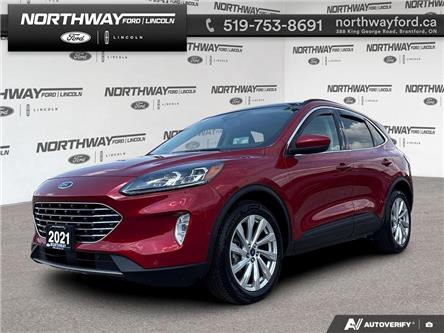 2021 Ford Escape Titanium Hybrid (Stk: P11786) in Brantford - Image 1 of 23