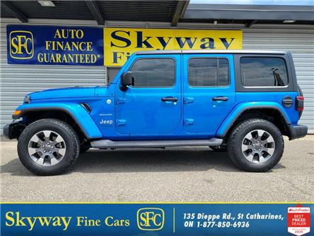 2021 Jeep Wrangler UNLIMITED SAHARA | NAVI | REMOTE START | R-CAMERA (Stk: H22856A) in St. Catharines - Image 1 of 27
