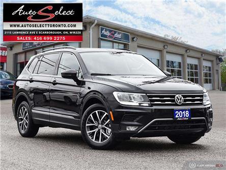 2018 Volkswagen Tiguan Comfortline (Stk: 1TVMT11) in Scarborough - Image 1 of 28 2018 Volkswagen Tiguan Comfortline (Stk: 1TVMT11) in Scarborough - Image 1 of 28