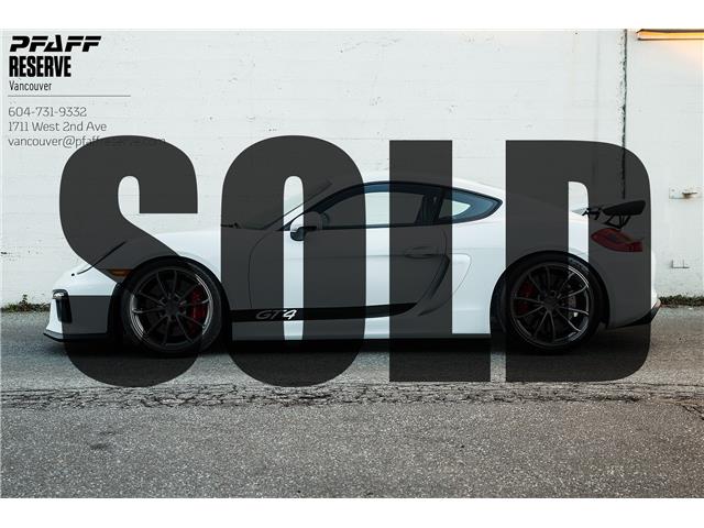 2016 Porsche Cayman GT4 (Stk: VU0743A) in Vancouver - Image 1 of 19