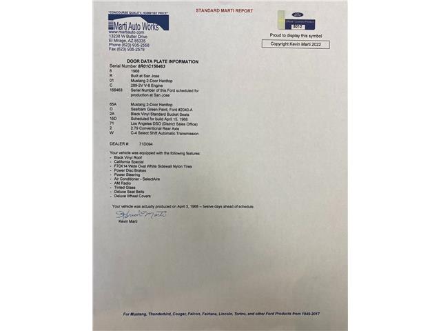 1968 Ford Mustang GT/CS (Stk: 156463) in Watford - Image 3 of 18