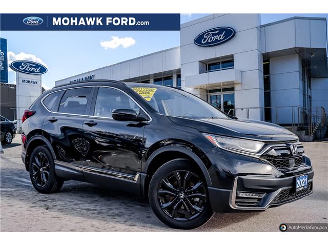 2021 Honda CR-V Black Edition (Stk: 21586A) in Hamilton - Image 1 of 28