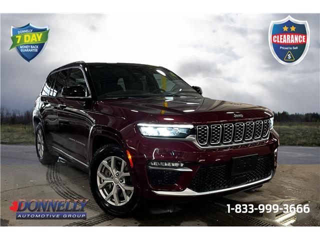 2022 Jeep Grand Cherokee Summit (Stk: DV81ABA) in Ottawa - Image 1 of 17