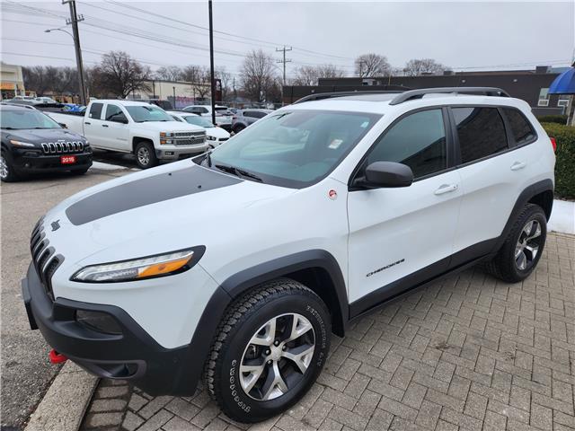 2018 Jeep Cherokee Trailhawk (Stk: 23-063A) in Sarnia - Image 1 of 15