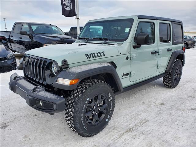 2023 Jeep Wrangler Sport (Stk: 23WR0746) in Devon - Image 1 of 17