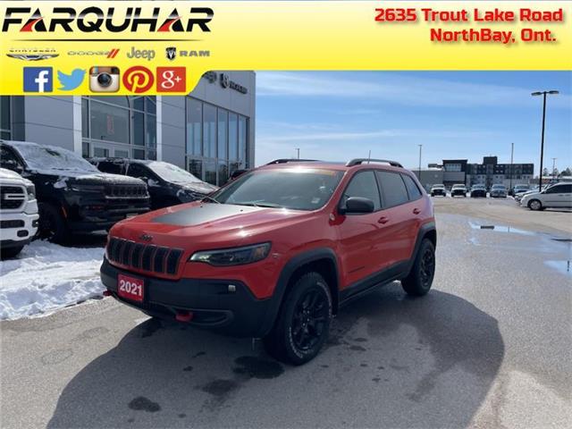 2021 Jeep Cherokee Trailhawk (Stk: 79517A) in North Bay - Image 1 of 27
