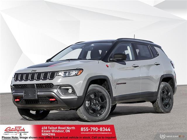 2023 Jeep Compass Trailhawk (Stk: 23167) in Essex-Windsor - Image 1 of 21