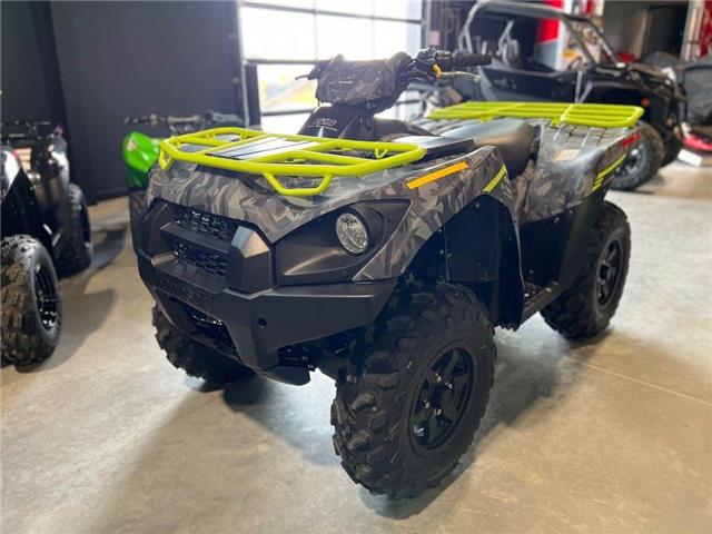 2023 Kawasaki Brute Force 750 4x4i EPS Cypher Camo Gray  in Saskatoon - Image 1 of 5