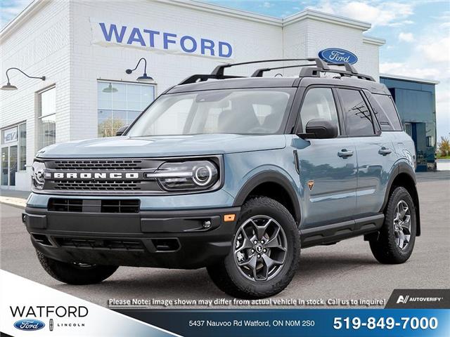 2023 Ford Bronco Sport Badlands (Stk: D04115) in Watford - Image 1 of 23