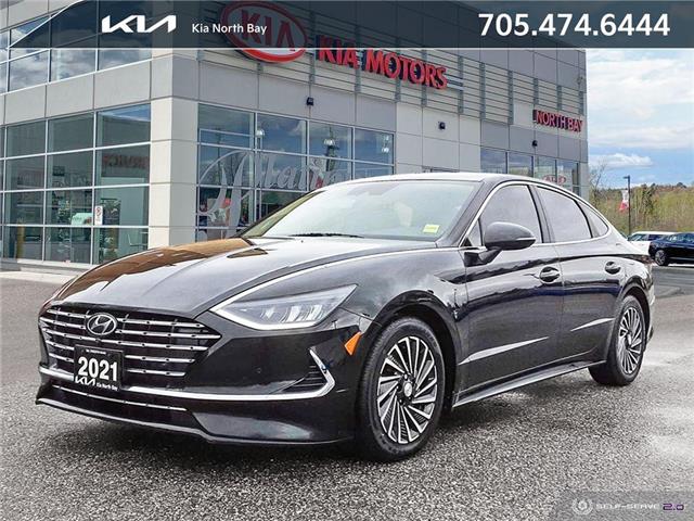 2021 Hyundai Sonata Hybrid Ultimate (Stk: 23-094P) in North Bay - Image 1 of 23
