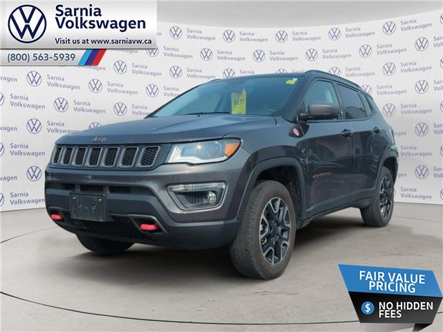 2021 Jeep Compass Trailhawk (Stk: SVW957) in Sarnia - Image 1 of 15