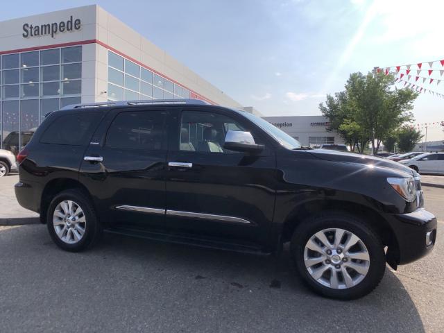 2018 Toyota Sequoia Platinum 5.7L V8 (Stk: 10150A) in Calgary - Image 1 of 32