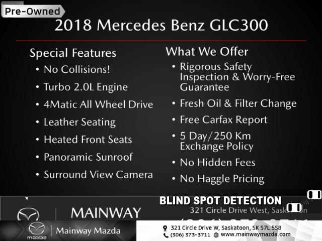 2018 Mercedes-Benz GLC 300 4MATIC SUV (Stk: M24021A) in Saskatoon - Image 1 of 1