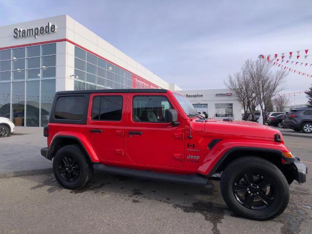 2018 Jeep Wrangler Unlimited Sahara (Stk: 221029B) in Calgary - Image 1 of 12
