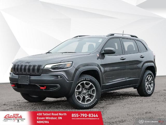 2021 Jeep Cherokee Trailhawk (Stk: 62000) in Essex-Windsor - Image 1 of 29