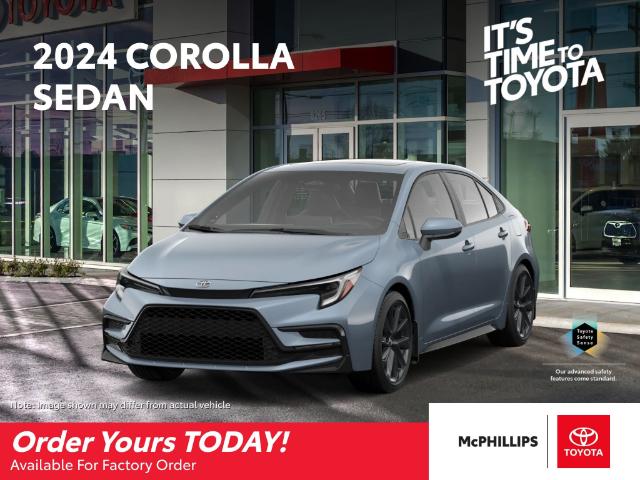 New 2024 Toyota Corolla  New 2024 Toyota Corolla - Factory Order - Winnipeg - McPhillips Toyota