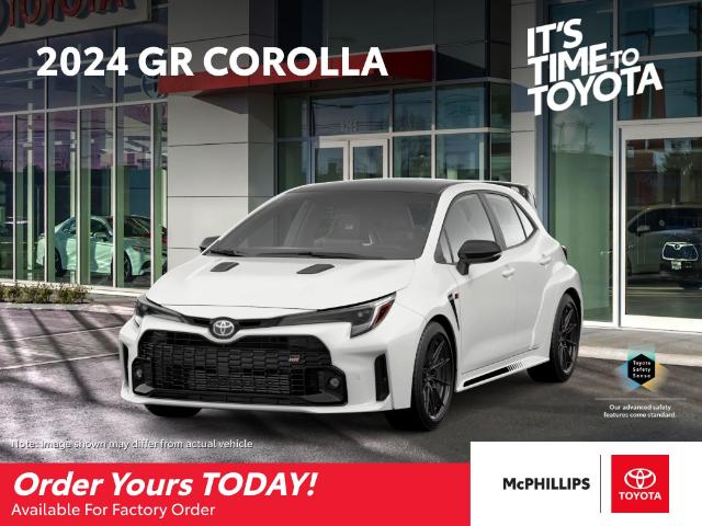 New 2024 Toyota GR Corolla Core New 2024 Toyota GR Corolla Core - Factory Order - Winnipeg - McPhillips Toyota