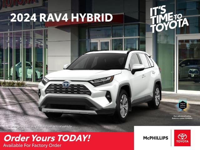 New 2024 Toyota RAV4 Hybrid  New 2024 Toyota RAV4 Hybrid - Factory Order - Winnipeg - McPhillips Toyota