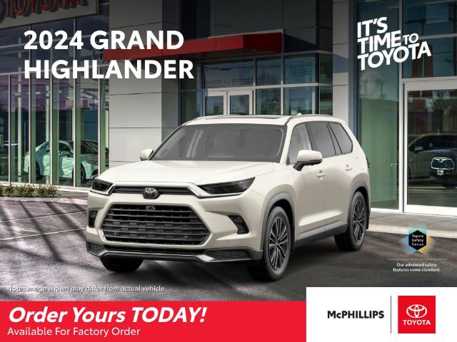 New 2024 Toyota Grand Highlander Hybrid  New 2024 Toyota Grand Highlander Hybrid - Factory Order - Winnipeg - McPhillips Toyota