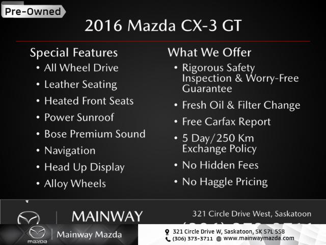 2016 Mazda CX-3 GT (Stk: M24249B) in Saskatoon - Image 1 of 1