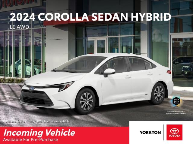 2024 Toyota Corolla Hybrid LE (Stk: 086398) in Yorkton - Image 1 of 1