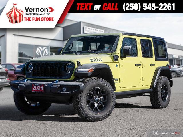 2024 Jeep Wrangler 4xe Sport S (Stk: 240073) in Vernon - Image 1 of 28