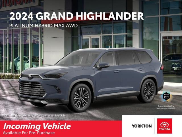 2024 Toyota Grand Highlander Hybrid Platinum (Stk: 104757) in Yorkton - Image 1 of 1