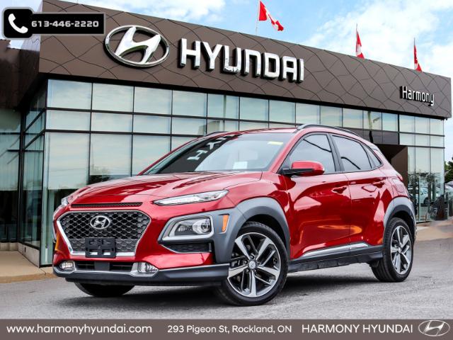 2021 Hyundai Kona 1.6T Ultimate w/Red Colour Pack (Stk: 23269A) in Rockland - Image 1 of 27