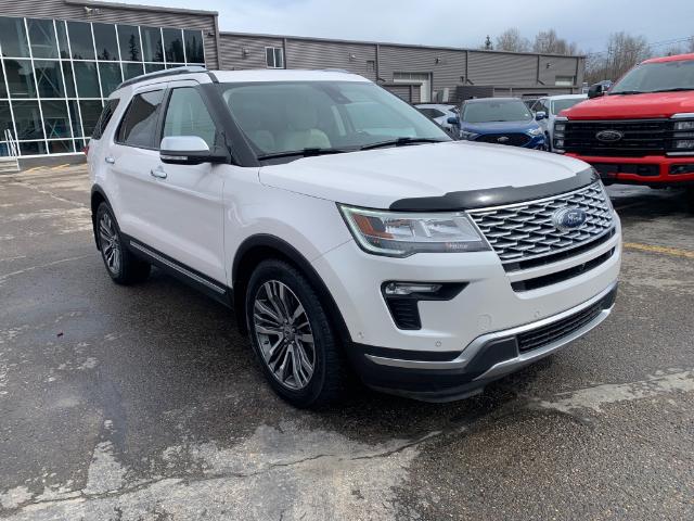 2019 Ford Explorer Platinum (Stk: 24A056A) in Hinton - Image 1 of 11