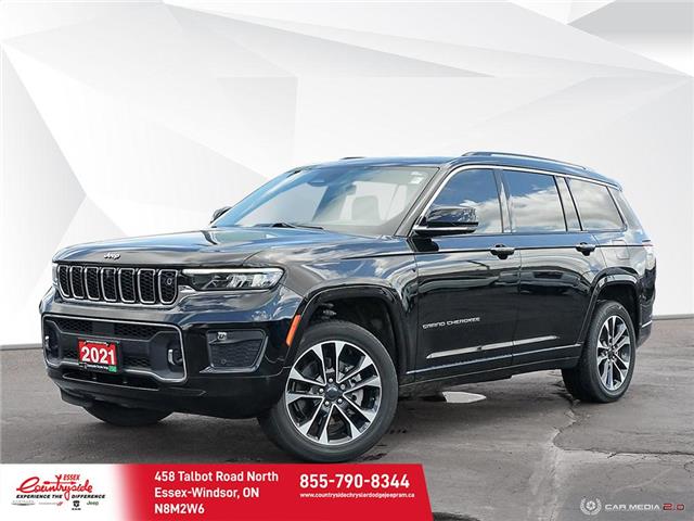 2021 Jeep Grand Cherokee L Overland (Stk: 61987) in Essex-Windsor - Image 1 of 29