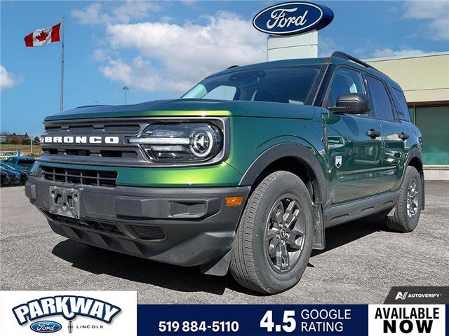 Used 2023 Ford Bronco Sport Big Bend ONE OWNER | 1.5L ECOBOOST ENGINE | HEATED FRONT SEATS - Waterloo - Parkway Ford Lincoln