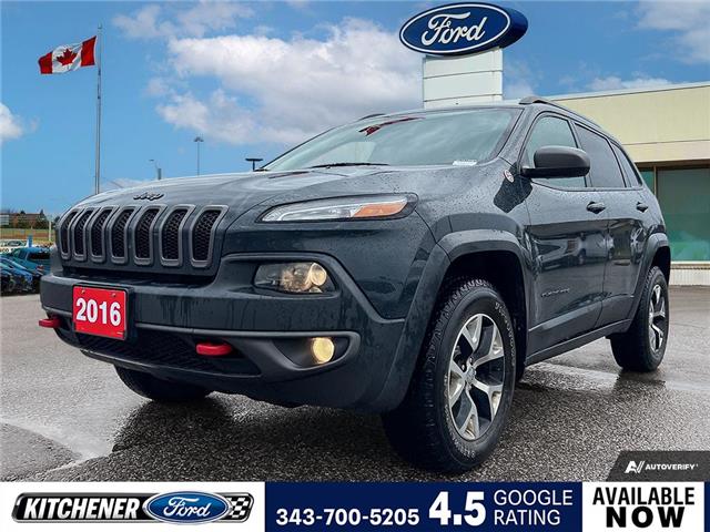 2016 Jeep Cherokee Trailhawk (Stk: 24D3180BX) in Kitchener - Image 1 of 25
