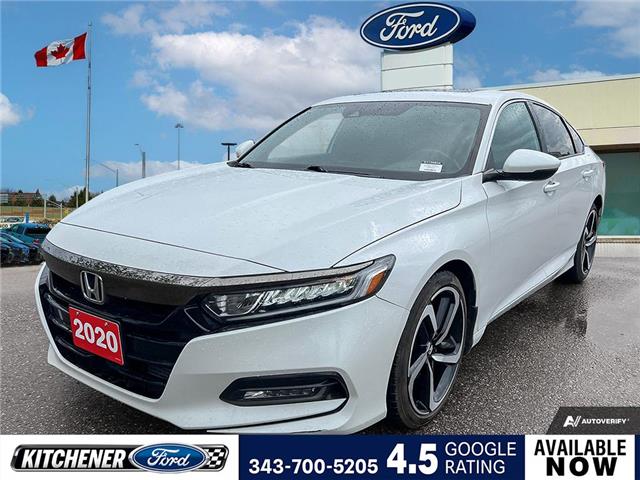 2020 Honda Accord Sport 2.0T (Stk: D113960A) in Kitchener - Image 1 of 10