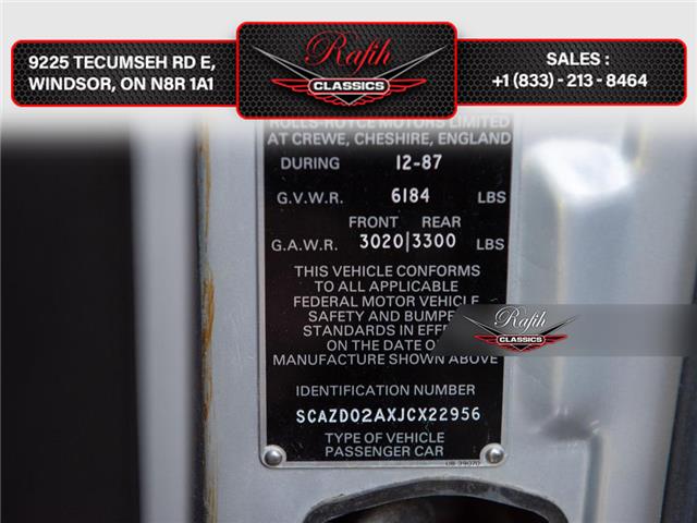 1988 Rolls-Royce Corniche II  (Stk: PM7975) in Windsor - Image 11 of 21