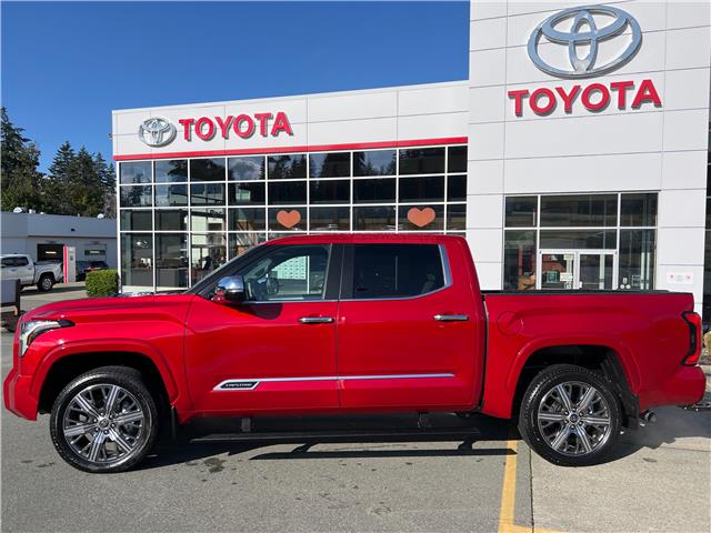 2024 Toyota Tundra Hybrid Capstone Red with 5km at $86,481