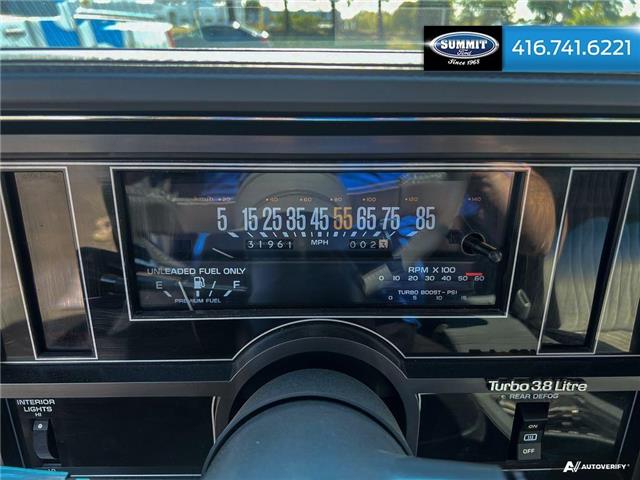 1987 Buick Regal Grand National (Stk: ZGrandNational) in Toronto - Image 15 of 31