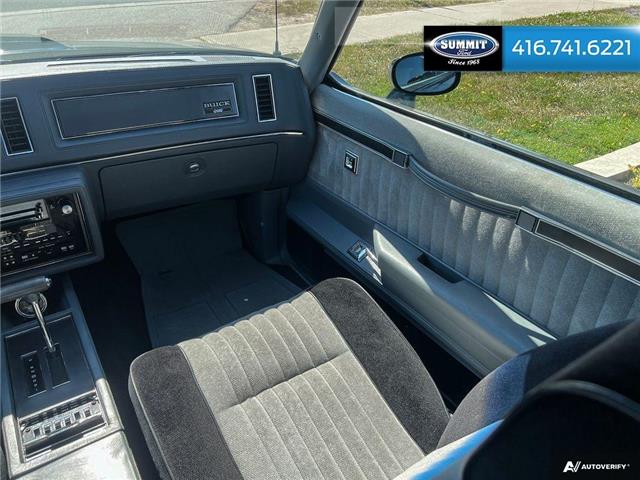 1987 Buick Regal Grand National (Stk: ZGrandNational) in Toronto - Image 25 of 31
