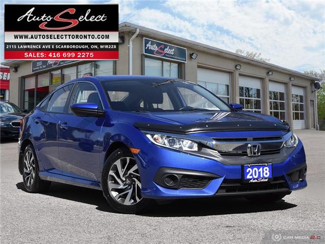 2018 Honda Civic SE (Stk: 1HTVE1B) in Scarborough - Image 1 of 28